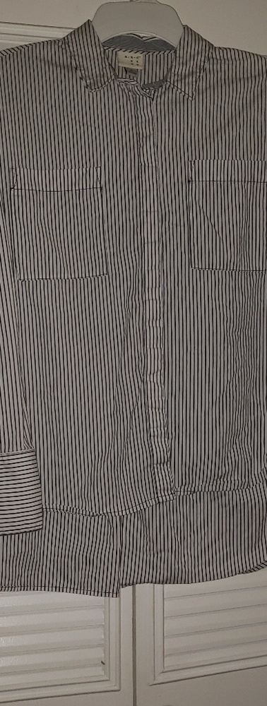 Stripped button down shirt